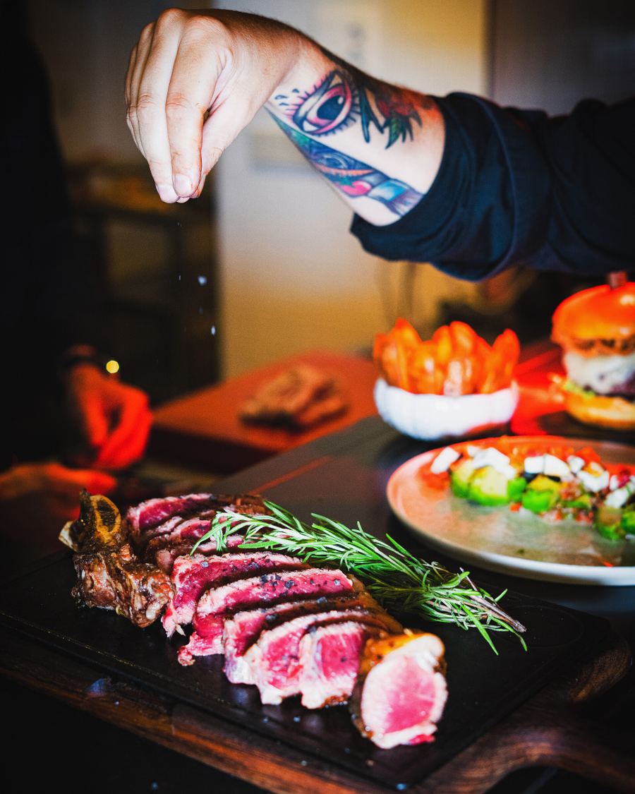 Emplatando un tataki de colores