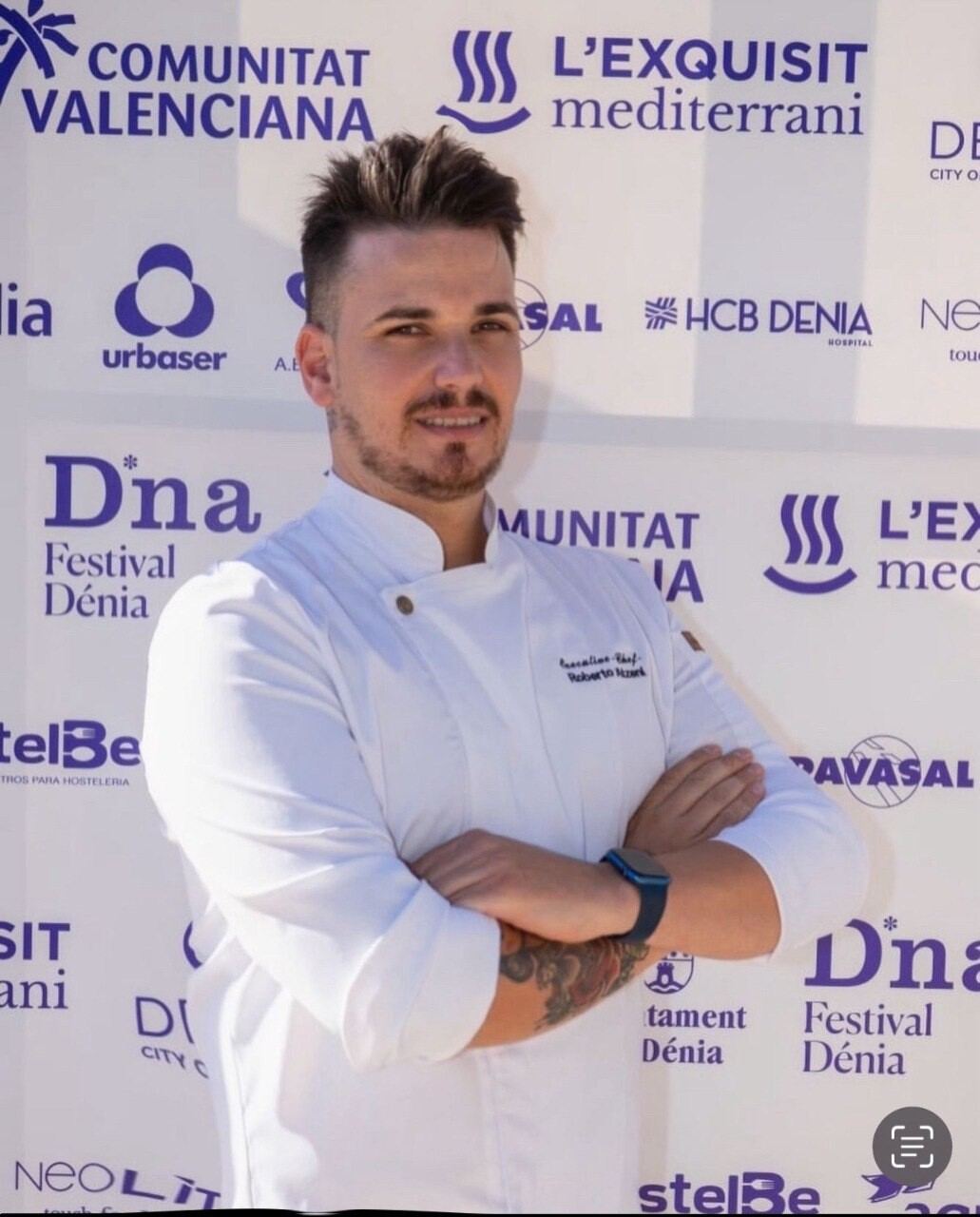 Retrato de Roberto Atzeni en el D*na Festival Dénia