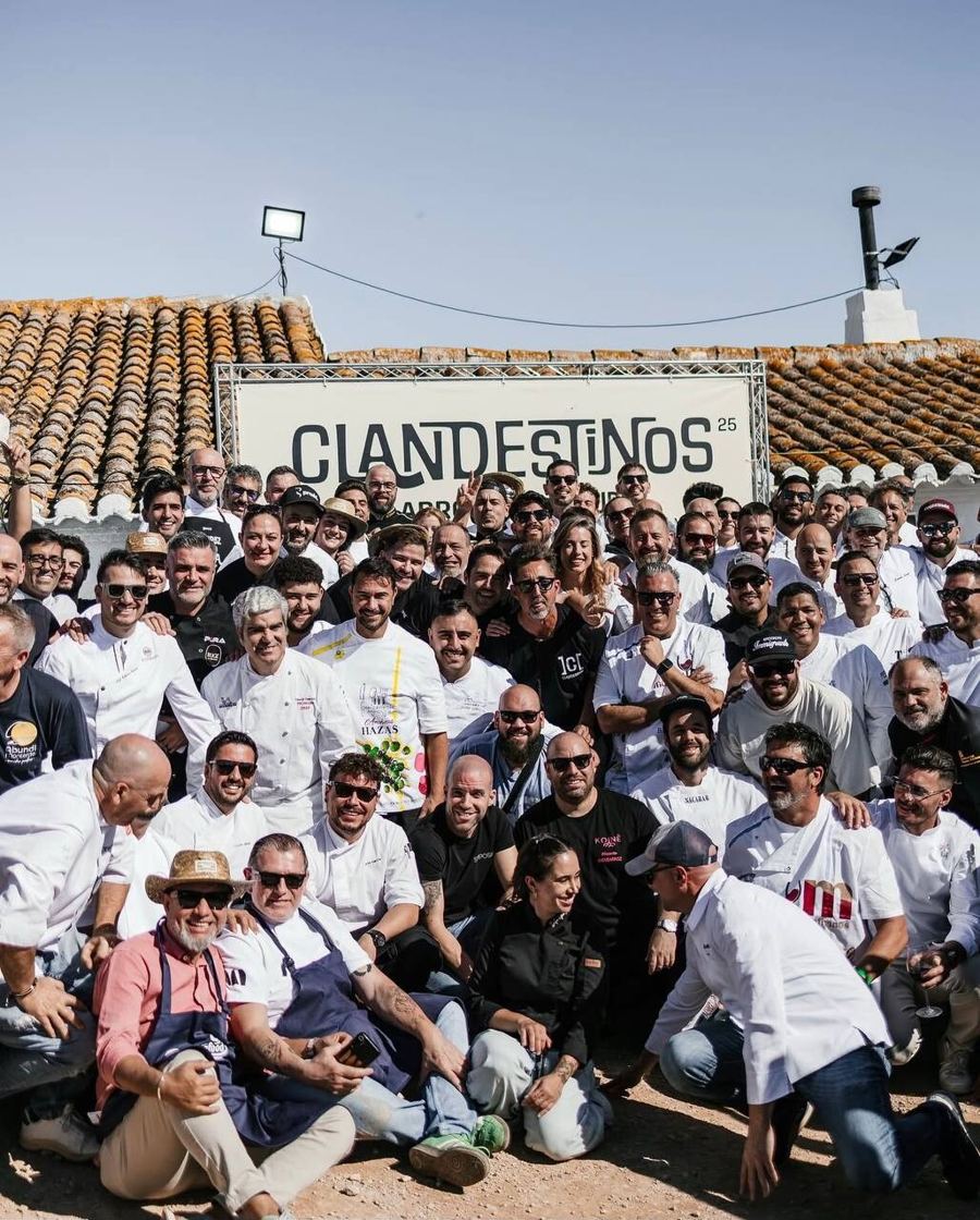 Grupo de chefs en Clandestinos by Molino Roca